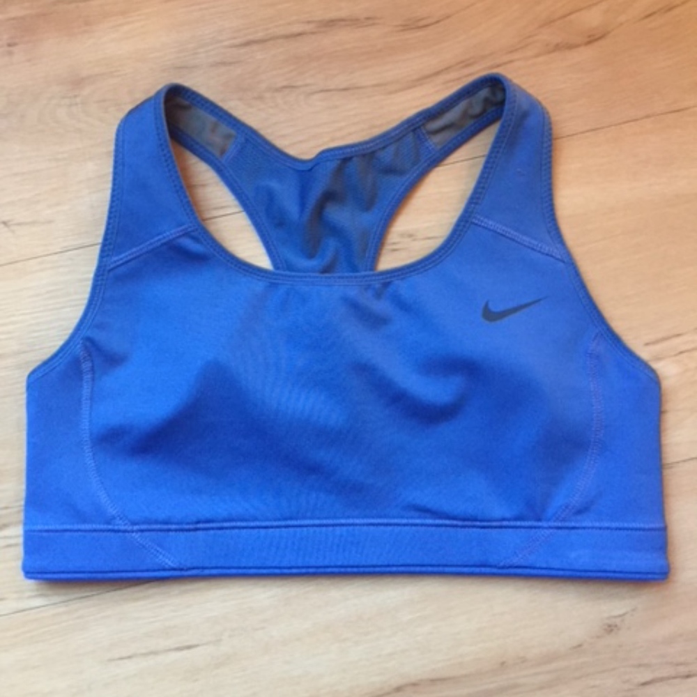 Blue Nike Dri-Fit Sports Bra